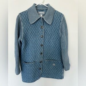 Blue Willis  vintage 90’s chambray denim chore jacket coat L